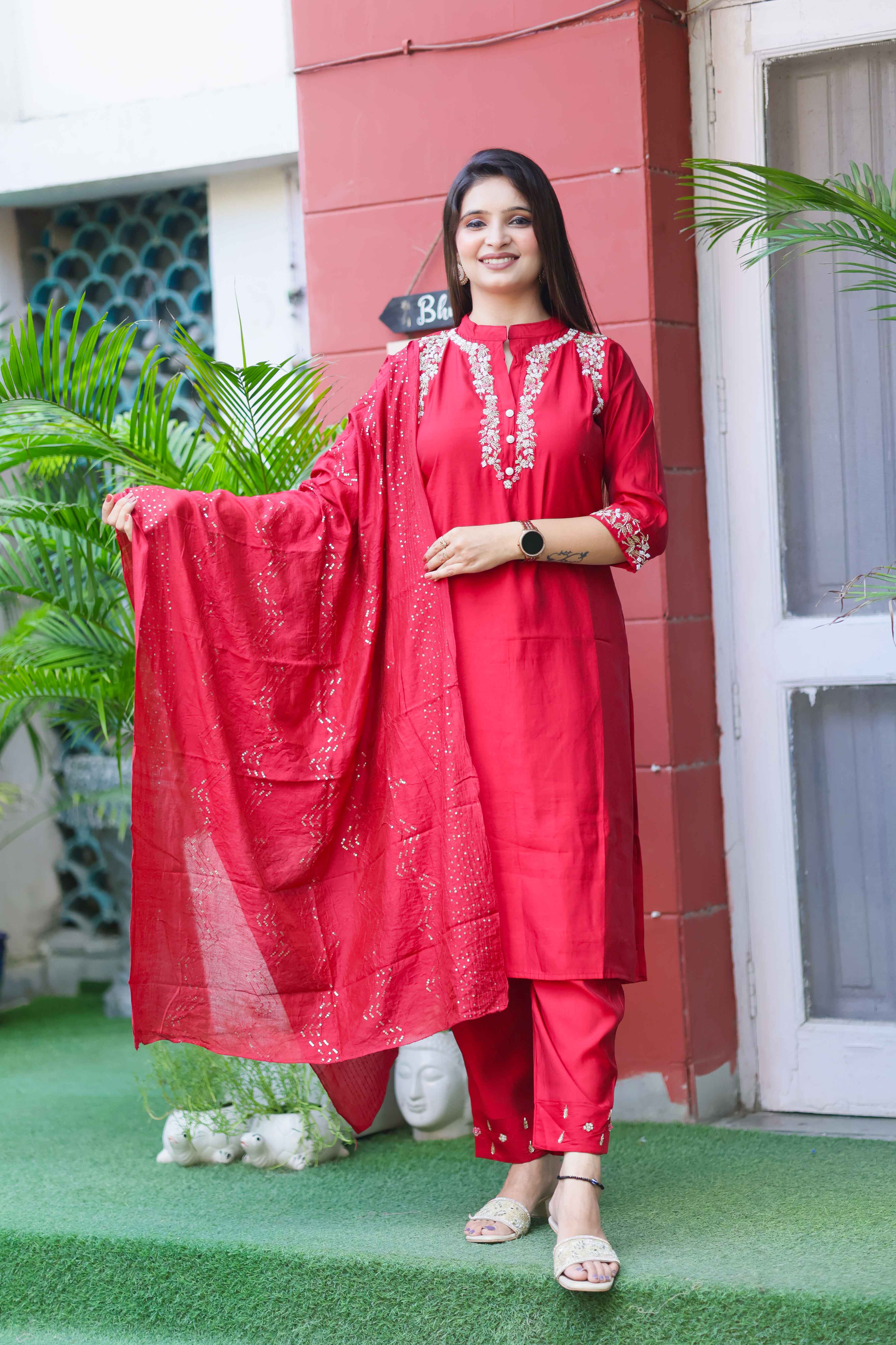  Roman Silk Suit