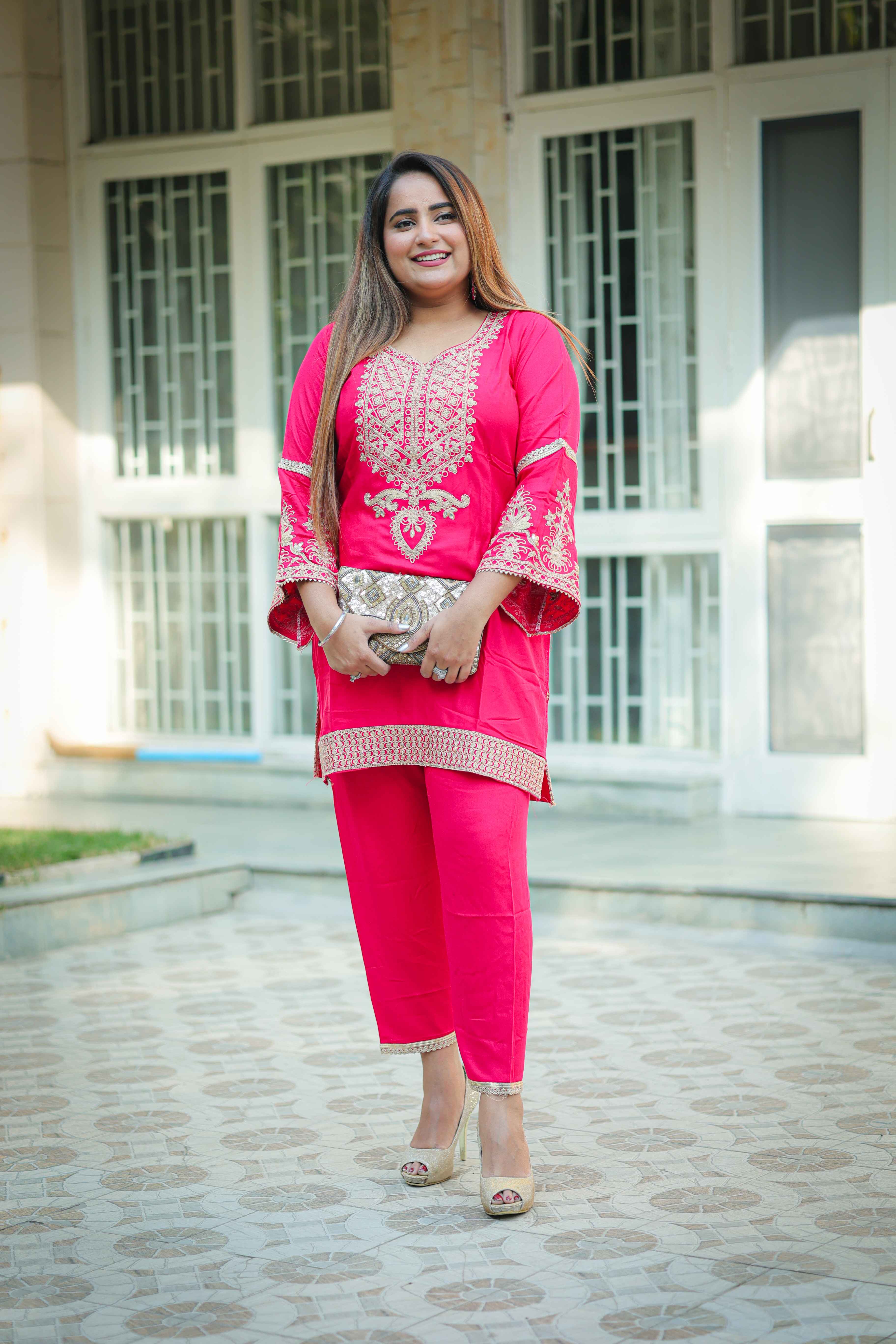 Beautiful Pink Cordset